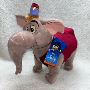 Disney Aladdin elephant plush Abu with paper tags 14" x 16"